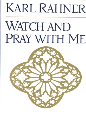 cover image of Watch and Pray with Me